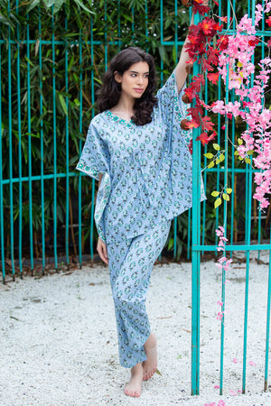 Pure Cotton Kaftan Nightsuit Private Lives