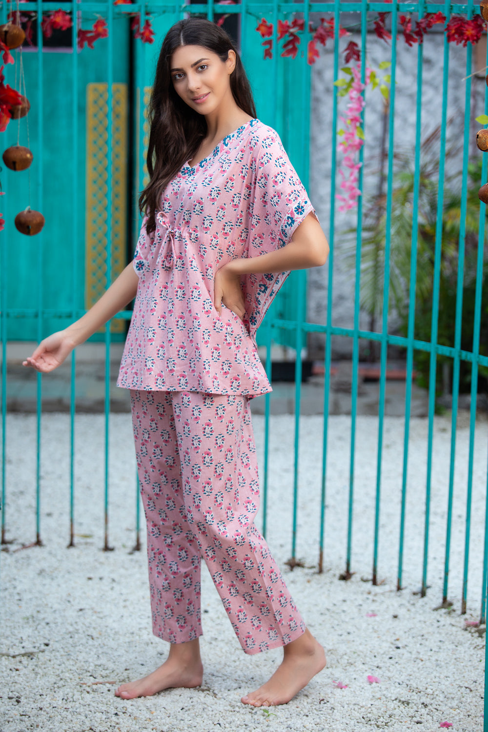 Pure Cotton Kaftan Nightsuit Private Lives