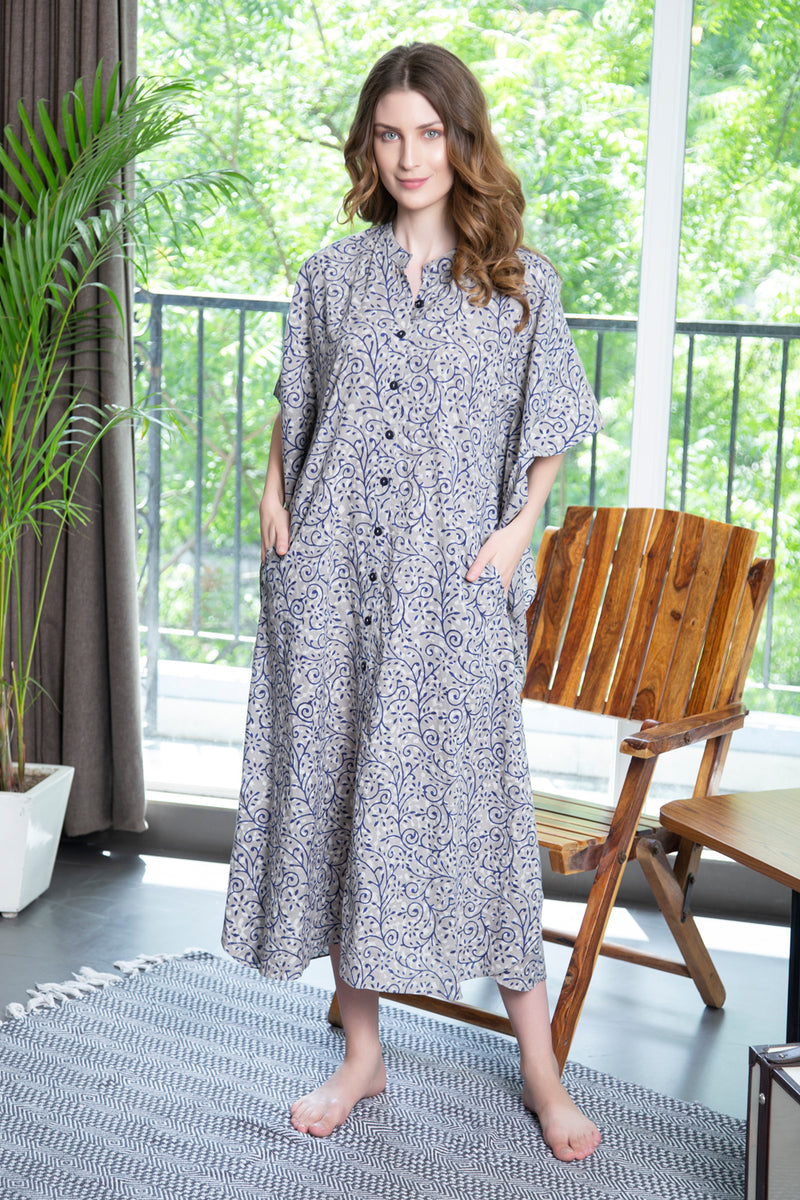Explore Stylish Kaftan Nightsuits For Women Private Lives