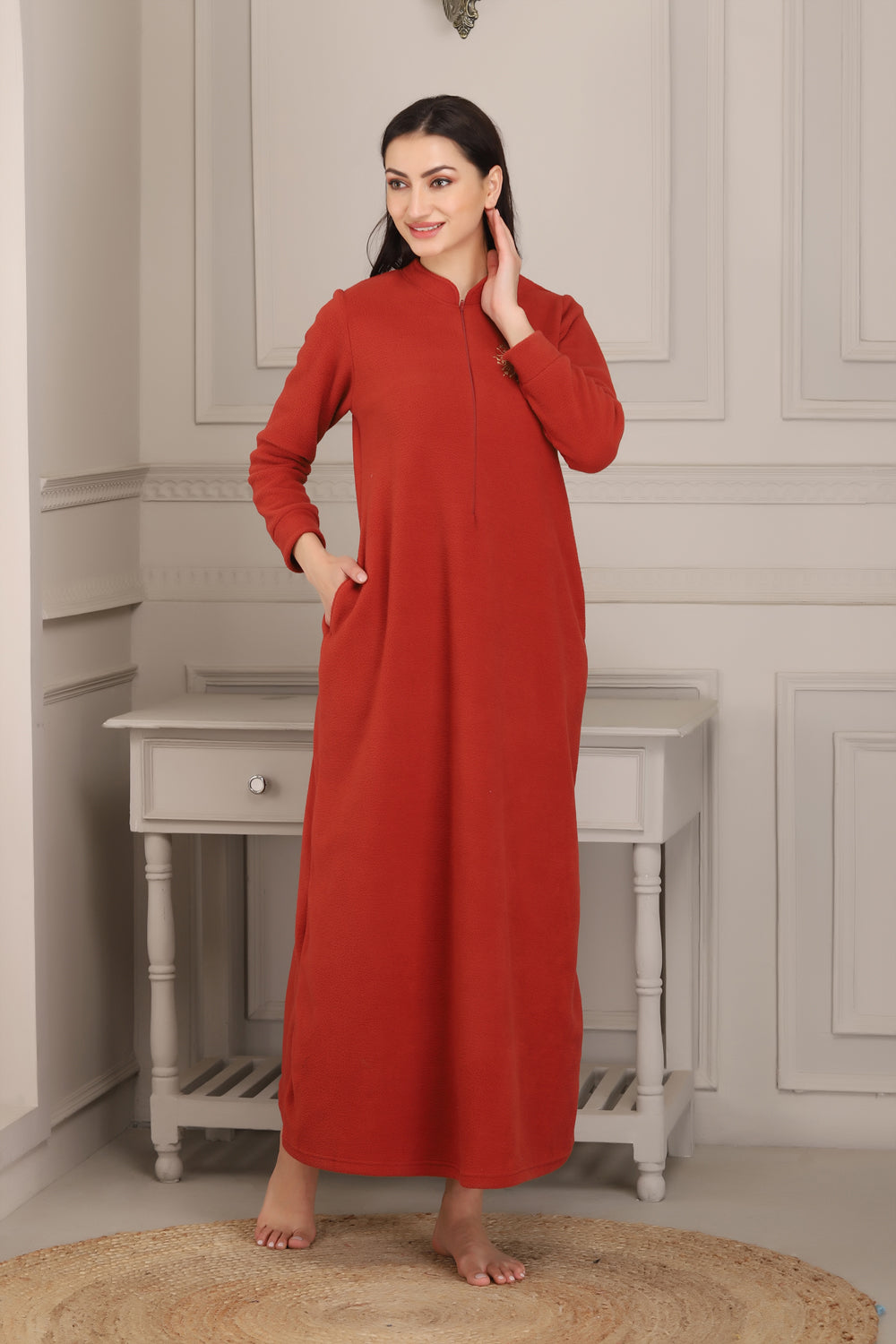 Snuggle with a snowflake cozy lounging polar nightie Private Lives