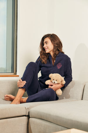 Cozy night-suit in soft polar fleece Private Lives