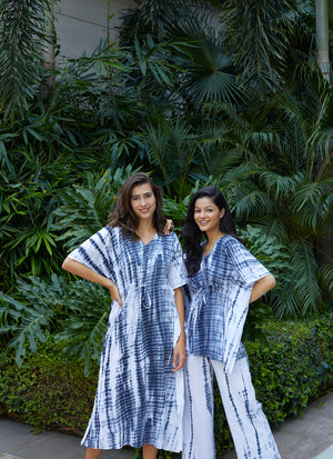 Leher Tye & Dye Kaftan night-suit Private Lives