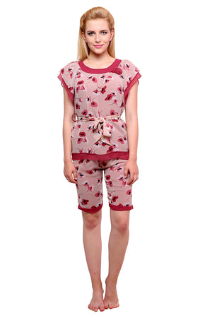 Private Lives Rose Top & Shorts - Private Lives