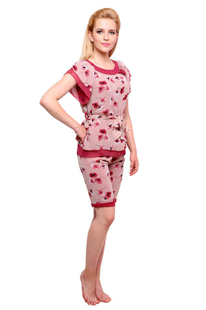 Private Lives Rose Top & Shorts - Private Lives