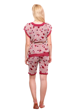 Private Lives Rose Top & Shorts - Private Lives