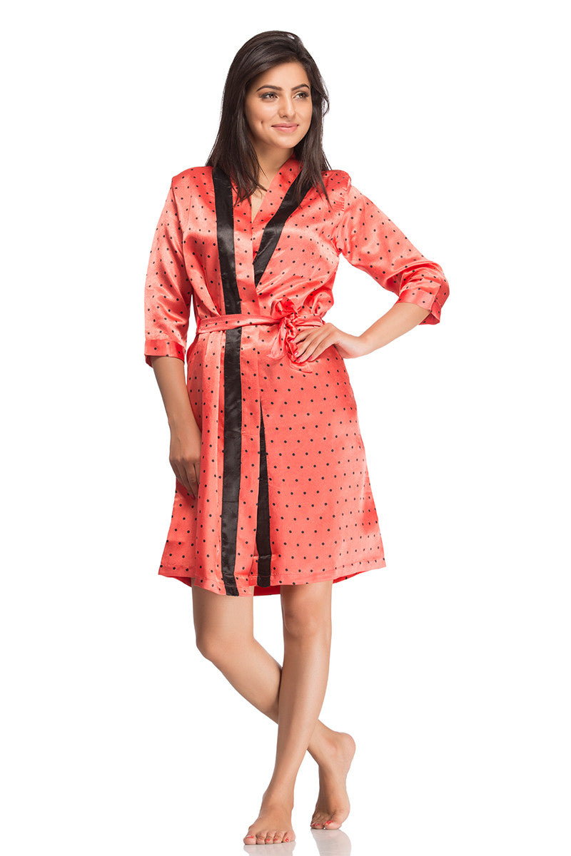 Peach Short Gown - Private Lives