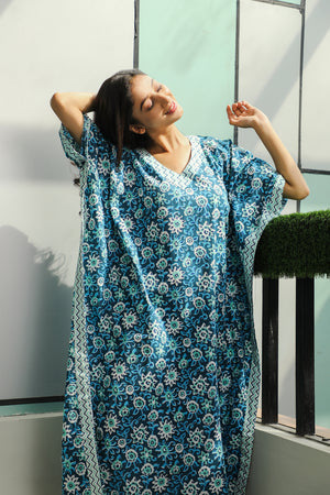 Printed Cotton Kaftan Private Lives