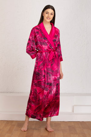 Floral Satin Nightgown set Private Lives
