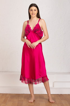 Floral Satin Nightgown set Private Lives