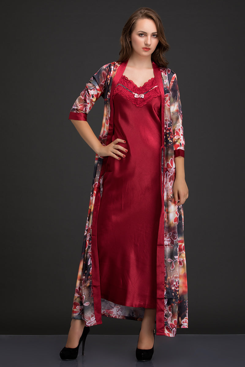 Belted Luxury Long Sleeve Kimono Nightwear Set Gown Sexy Women Robe  China  Robe and Robes Women price  MadeinChinacom