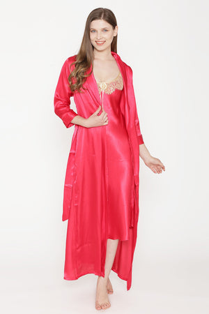 Night gown set with intricate Lace Private Lives